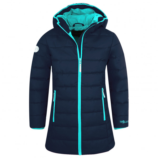 Trollkids - Girl's Stavanger Coat - Mantel Gr 110 blau von Trollkids