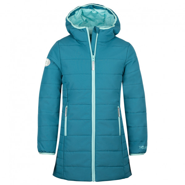 Trollkids - Girl's Stavanger Coat - Mantel Gr 92 türkis Trollkids - Girl's Stavanger Coat - Mantel Gr 92 türkis von Trollkids