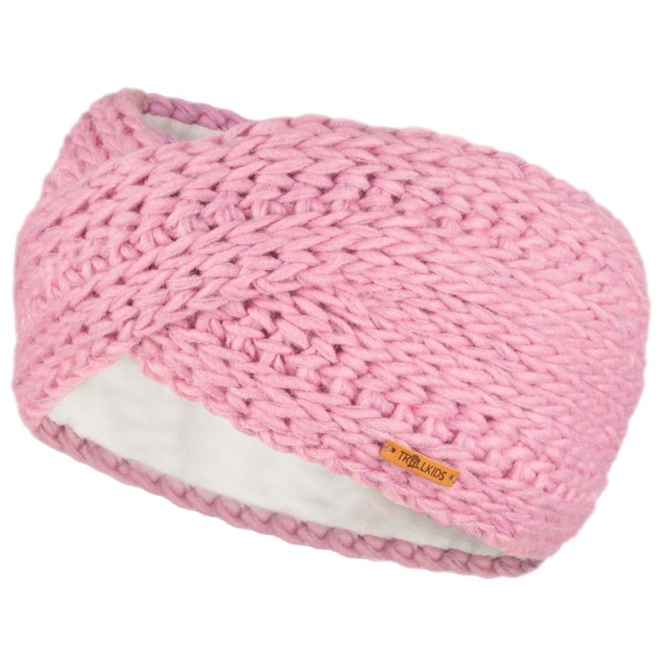 Trollkids - Girl's Winter Headband - Stirnband Gr 48-52 cm - 2-5 Years rosa von Trollkids