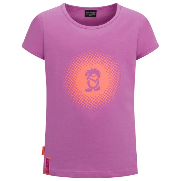 Trollkids - Girls Logo T - T-Shirt Gr 110 bunt von Trollkids