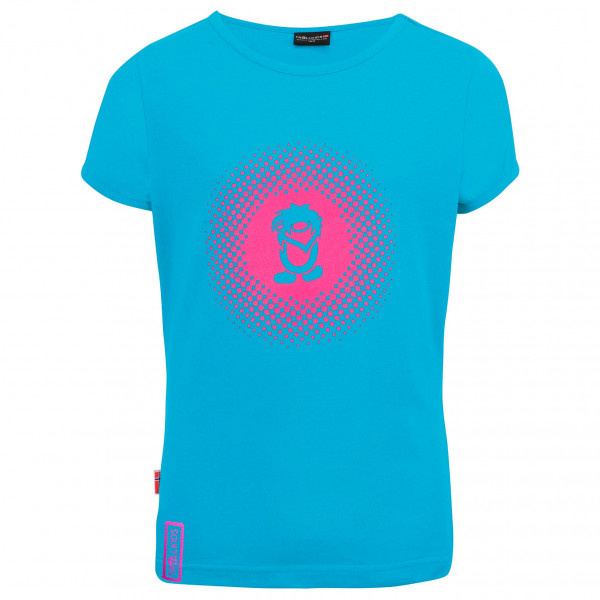 Trollkids - Girls Logo T - T-Shirt Gr 116 blau von Trollkids
