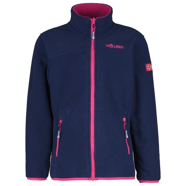 Trollkids - Girls Oppdal Jacket XT - Fleecejacke Gr 110;116;128;140;152;164;176;92;98 blau;grün;oliv von Trollkids