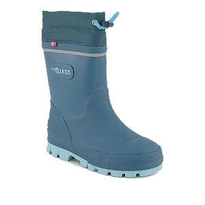 Trollkids Isfjord Kinder Gummistiefel Blau von Trollkids