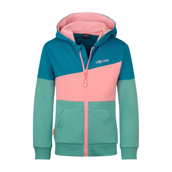 Trollkids - Kid's Alesund Sweater - Hoodie Gr 176 türkis Trollkids - Kid's Alesund Sweater - Hoodie Gr 176 türkis von Trollkids