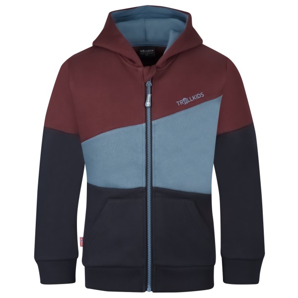 Trollkids - Kid's Alesund Sweater - Hoodie Gr 98 blau von Trollkids