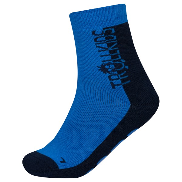 Trollkids - Kid's Anti Slip Socks - Hüttenschuhe Gr 23-26 - 3-4 Years blau von Trollkids