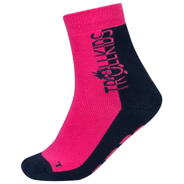 Trollkids - Kid's Anti Slip Socks - Hüttenschuhe Gr 35-38 - 9-11 Years rosa von Trollkids