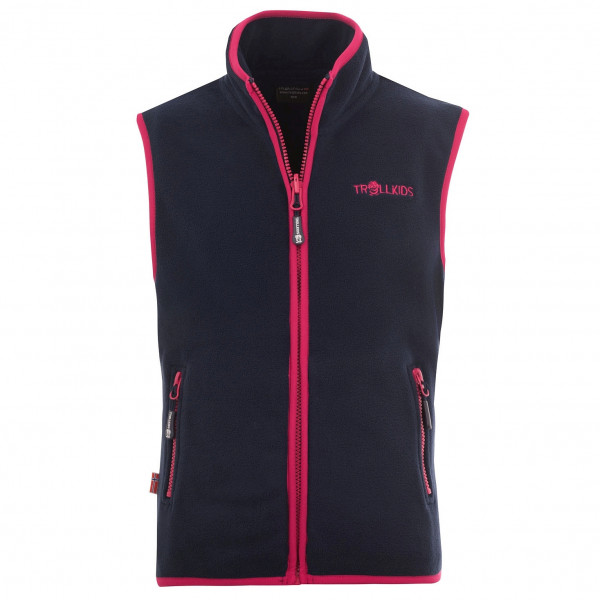 Trollkids - Kid's Arendal Vest - Fleecegilet Gr 104 blau von Trollkids