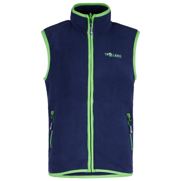 Trollkids - Kid's Arendal Vest - Fleecegilet Gr 176 blau von Trollkids