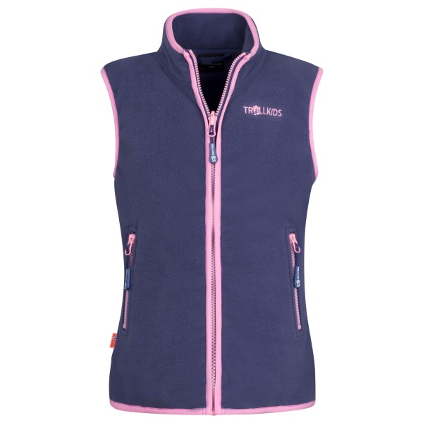 Trollkids - Kid's Arendal Vest - Fleecegilet Gr 176 blau von Trollkids