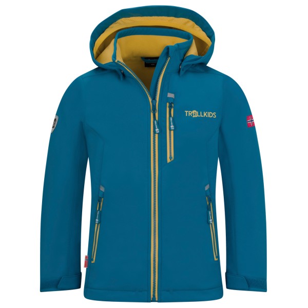 Trollkids - Kid's Balestrand Jacket - Softshelljacke Gr 140 blau von Trollkids