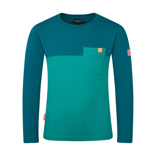 Trollkids - Kid's Bergen Longsleeve - Longsleeve Gr 98 türkis Trollkids - Kid's Bergen Longsleeve - Longsleeve Gr 98 türkis von Trollkids