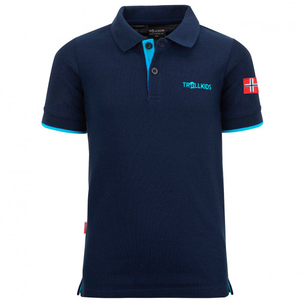 Trollkids - Kid's Bergen Polo XT - Polo-Shirt Gr 116 blau von Trollkids