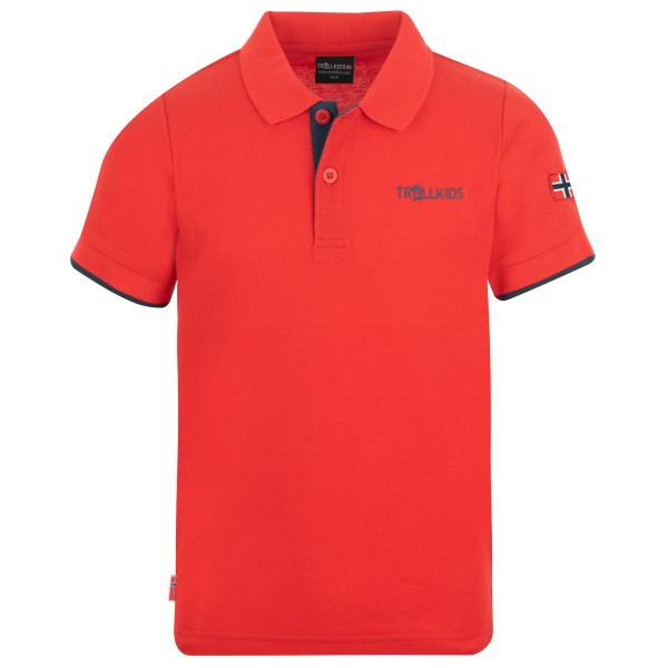 Trollkids - Kid's Bergen Polo XT - Polo-Shirt Gr 176 rot von Trollkids