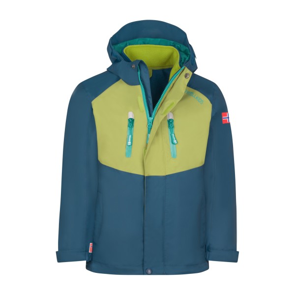 Trollkids - Kid's Bryggen 3in1 Jacket - Doppeljacke Gr 104 blau von Trollkids