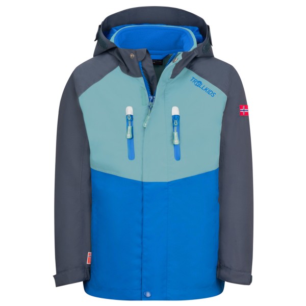 Trollkids - Kid's Bryggen 3in1 Jacket - Doppeljacke Gr 116 blau Trollkids - Kid's Bryggen 3in1 Jacket - Doppeljacke Gr 116 blau von Trollkids