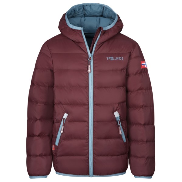 Trollkids - Kid's Dovrefjell Jacket - Daunenjacke Gr 104 rot von Trollkids