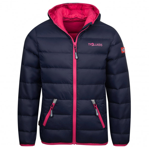 Trollkids - Kid's Dovrefjell Jacket - Daunenjacke Gr 110 blau von Trollkids