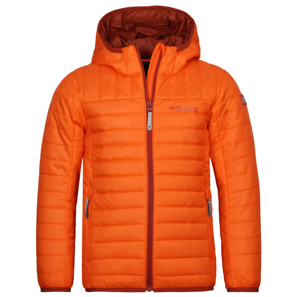 Trollkids - Kid's Eikefjord Jacket - Kunstfaserjacke Gr 176 rot/orange von Trollkids