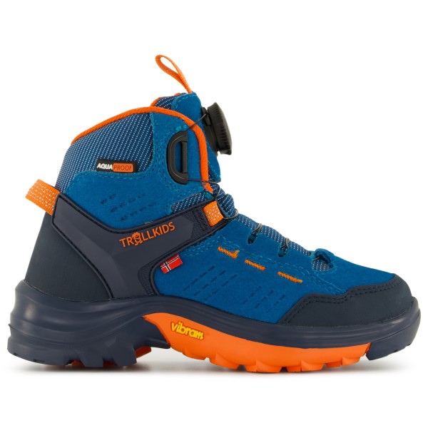 Trollkids - Kid's Gjende Hiker Mid - Wanderschuhe Gr 30 blau von Trollkids