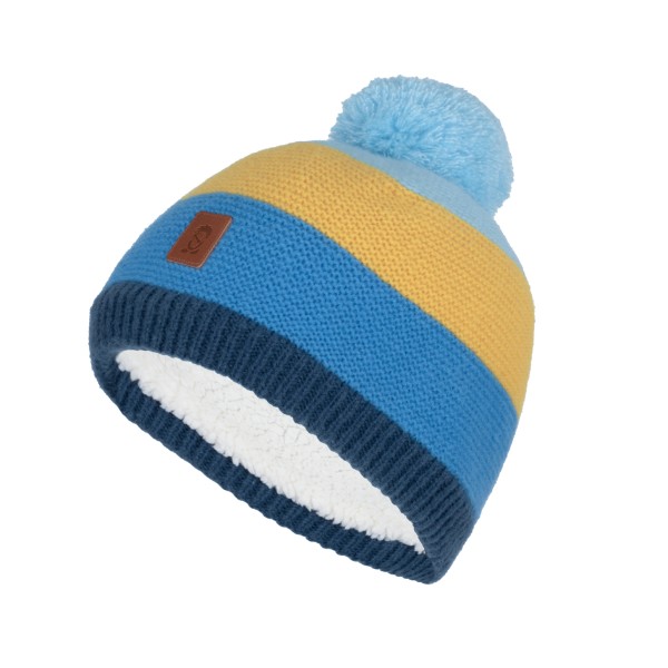 Trollkids - Kid's Gryllefjord Bobble Cap - Mütze Gr 48-52 cm - 2-5 Years blau von Trollkids