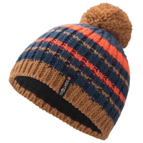 Trollkids - Kid's Hafjell Bobble Cap - Mütze Gr 48-52 cm - 2-5 Years;48-52cm - 2-5 Years;52-56 cm - 6-12 Years;52-56cm - 6-12 Years blau;bunt;weiß von Trollkids