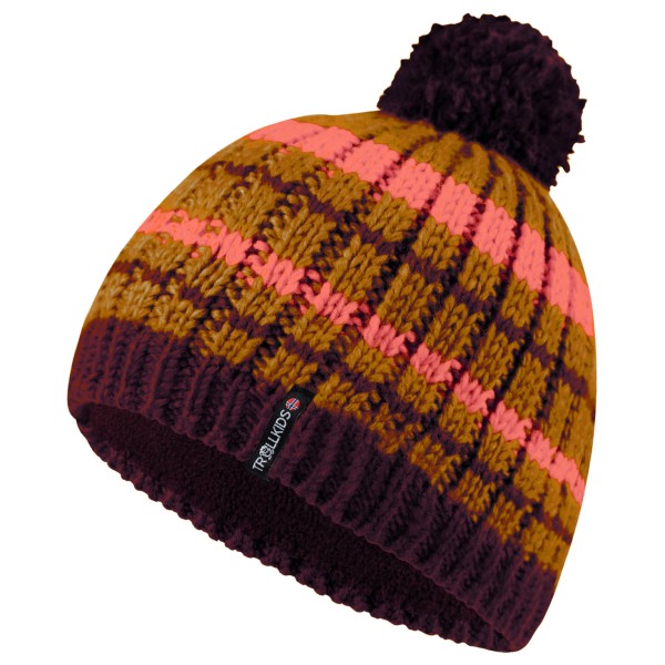 Trollkids - Kid's Hafjell Bobble Cap - Mütze Gr 48-52 cm - 2-5 Years braun von Trollkids