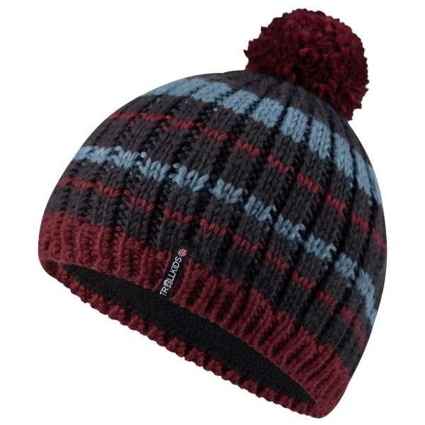 Trollkids - Kid's Hafjell Bobble Cap - Mütze Gr 48-52 cm - 2-5 Years schwarz von Trollkids