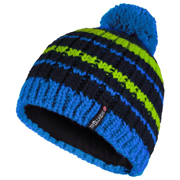 Trollkids - Kid's Hafjell Bobble Cap - Mütze Gr 48-52 cm - 2-5 Years blau von Trollkids