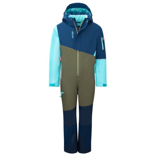 Trollkids - Kid's Hallingdal Snowsuit - Overall Gr 104 blau von Trollkids