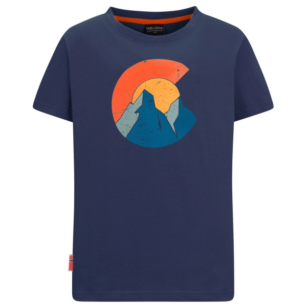 Trollkids - Kid's Halsafjord T-Shirt - T-Shirt Gr 110 blau Trollkids - Kid's Halsafjord T-Shirt - T-Shirt Gr 110 blau von Trollkids