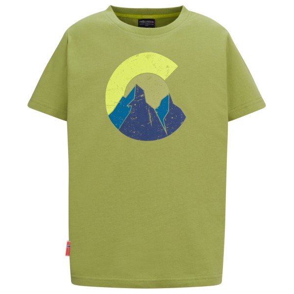 Trollkids - Kid's Halsafjord T-Shirt - T-Shirt Gr 116 oliv von Trollkids