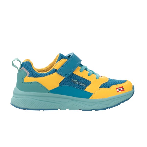Trollkids - Kid's Haugesund Sneaker - Freizeitschuhe Gr 34 türkis von Trollkids