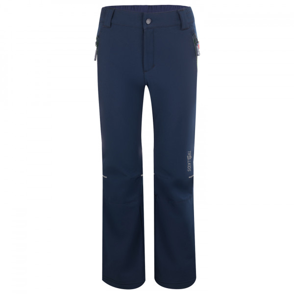 Trollkids - Kid's Hemsedal Softshell Pant - Softshellhose Gr 122 blau von Trollkids