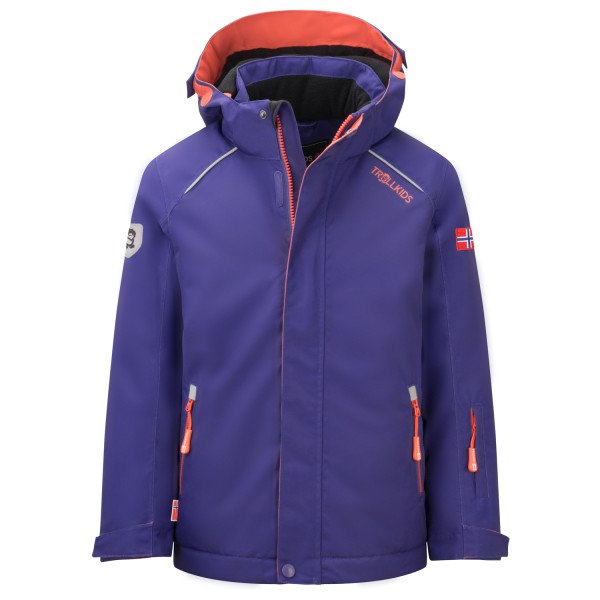 Trollkids - Kid's Holmenkollen Snow Jacket Pro - Skijacke Gr 128 lila/blau von Trollkids