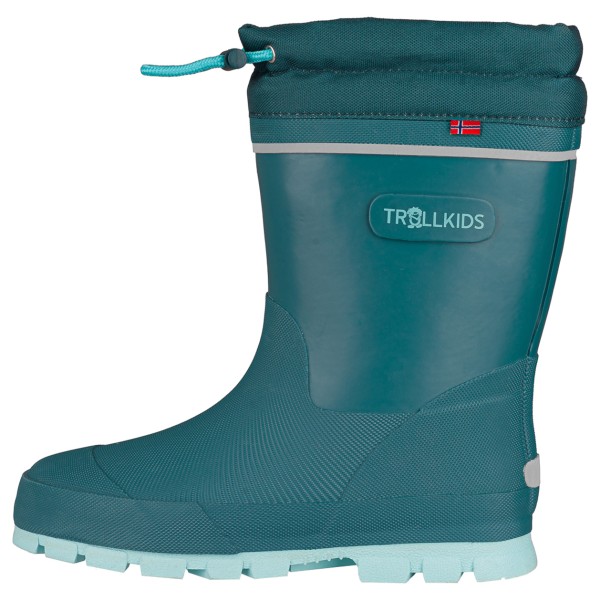 Trollkids - Kid's Isfjord Thermo Winter Rubber Boot XT - Gummistiefel Gr 25 türkis von Trollkids