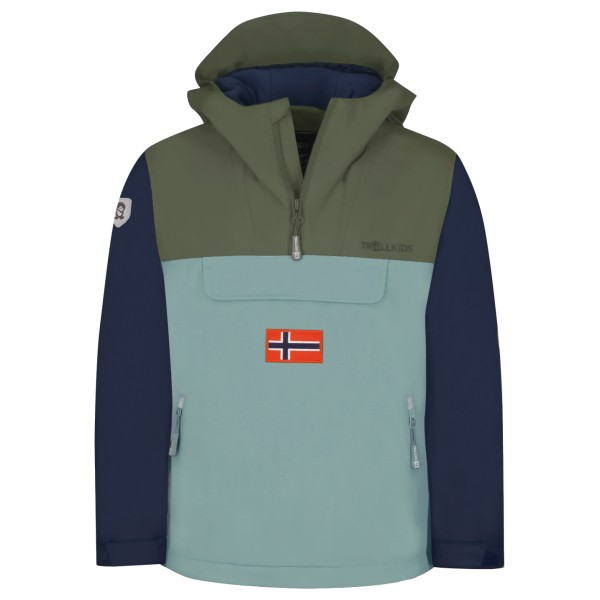 Trollkids - Kid's Kirkenes Anorak - Freizeitjacke Gr 164 türkis Trollkids - Kid's Kirkenes Anorak - Freizeitjacke Gr 164 türkis von Trollkids