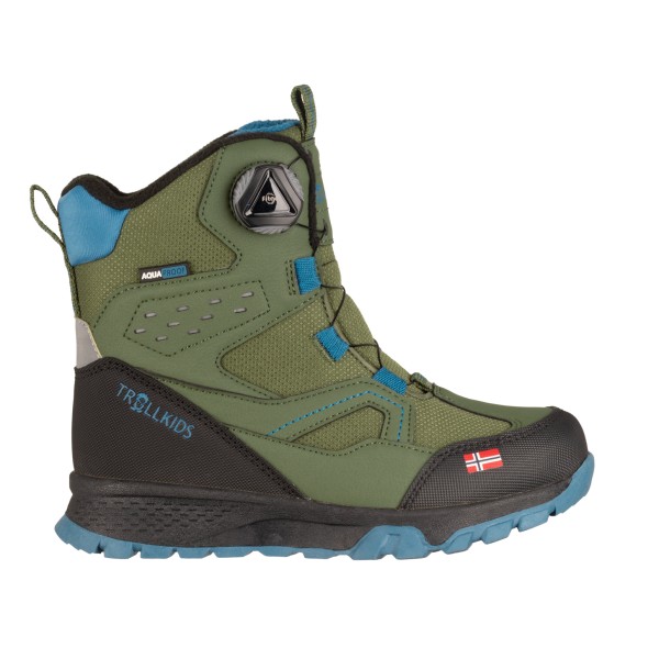 Trollkids - Kid's Kirkenes Winter Boots - Winterschuhe Gr 29 oliv von Trollkids