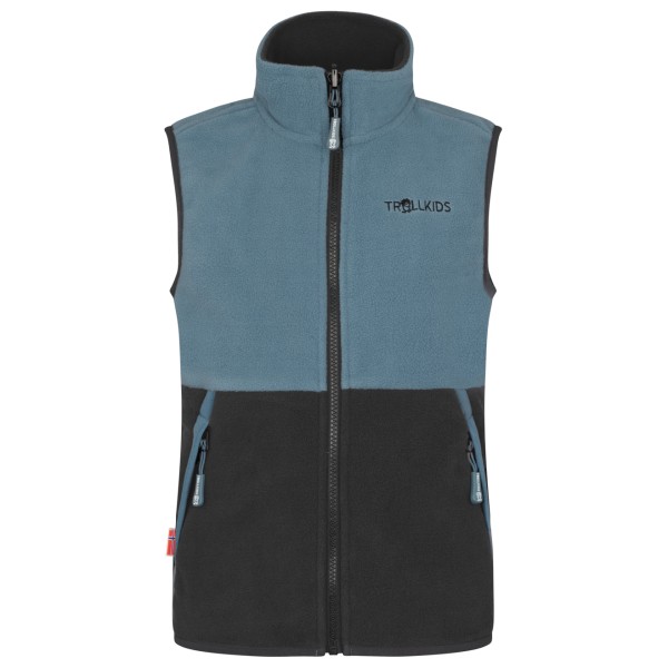 Trollkids - Kid's Kjerag Vest - Fleecegilet Gr 116 schwarz von Trollkids