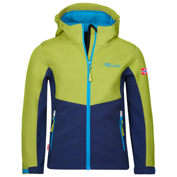 Trollkids - Kid's Kristiansand Jacket - Softshelljacke Gr 104 blau von Trollkids