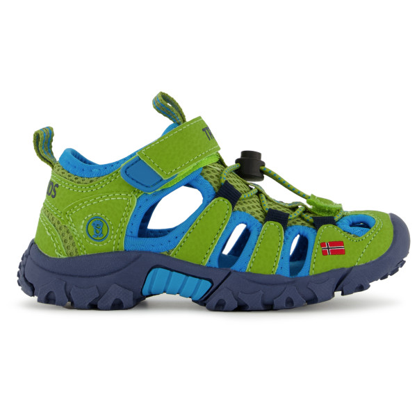 Trollkids - Kid's Kristiansand Sandal - Sandalen Gr 29 blau/grün von Trollkids