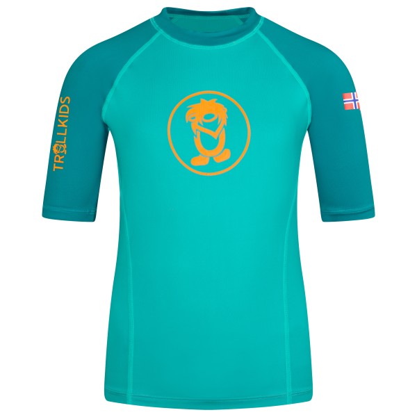 Trollkids - Kid's Kvalvika T - Funktionsshirt Gr 116 türkis Trollkids - Kid's Kvalvika T - Funktionsshirt Gr 116 türkis von Trollkids