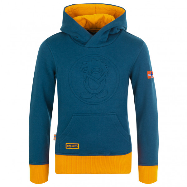 Trollkids - Kid's Lillehammer Sweater - Hoodie Gr 104;110;116;92;98 blau;türkis von Trollkids