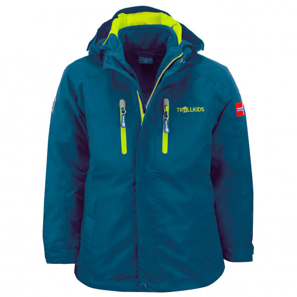 Trollkids - Kid's Myrdal 3in1 Jacket Pro - Doppeljacke Gr 104 blau von Trollkids