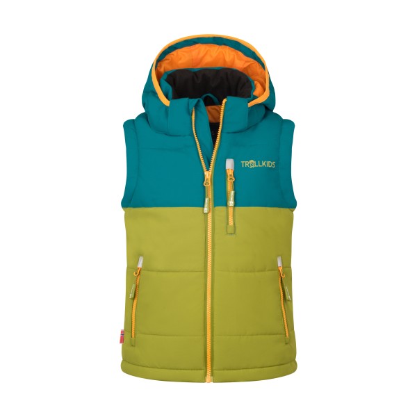 Trollkids - Kid's Narvik Vest XT - Kunstfasergilet Gr 104 bunt von Trollkids