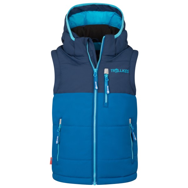 Trollkids - Kid's Narvik Vest XT - Kunstfasergilet Gr 98 blau von Trollkids