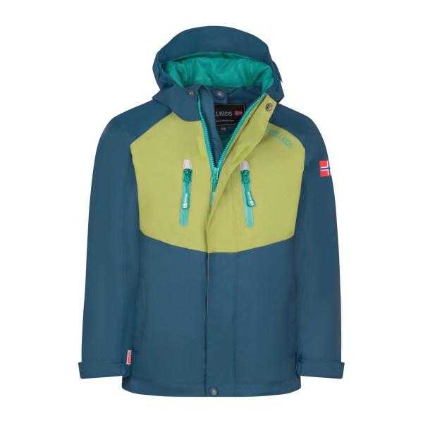 Trollkids - Kid's Nusfjord Jacket - Regenjacke Gr 116 blau von Trollkids