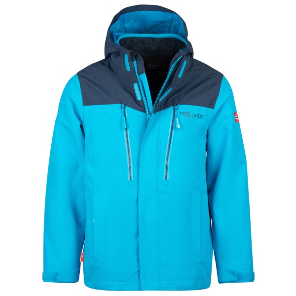 Trollkids - Kid's Preikestolen 3in1 Jacket - Doppeljacke Gr 104 blau von Trollkids