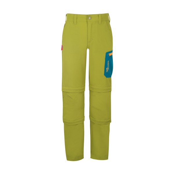 Trollkids - Kid's Preikestolen Double Zip-Off Pants - Zip-Off-Hose Gr 164 oliv von Trollkids