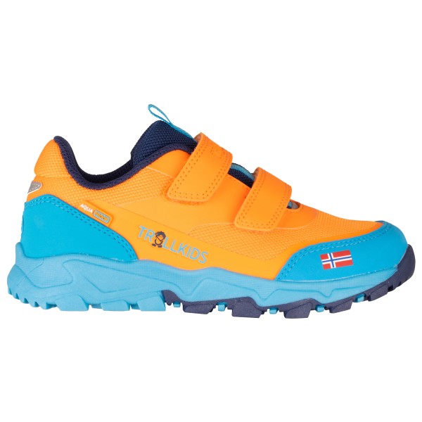 Trollkids - Kid's Preikestolen Hiker - Multisportschuhe Gr 37 blau/orange von Trollkids